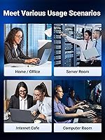 Vista 7 de UGREEN Cable Ethernet Cat 8 de 1.5 pies, cable de red trenzado de alta velocidad de 40 Gbps 2000 Mhz, cable de red Cat8 RJ45 blindado