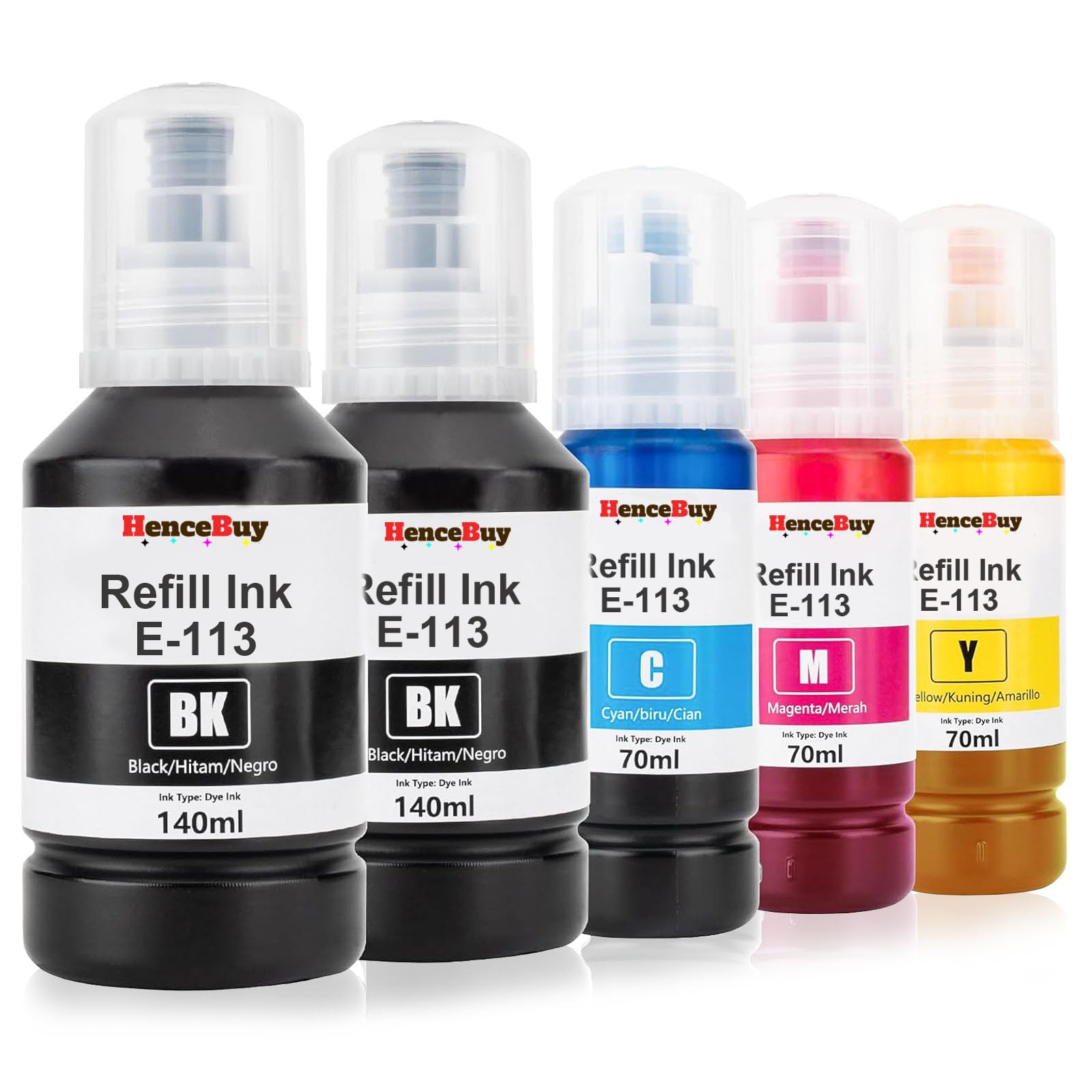 113 cartucce d'inchiostro compatibili per Epson 113, confezione multipla per ET-5150, ET-5800, ET-5850, ET-5880, ET-5160, ET-5170, ET-5100, ET-16150, ET-16600, ET-16650, ET-15100, ET-16150