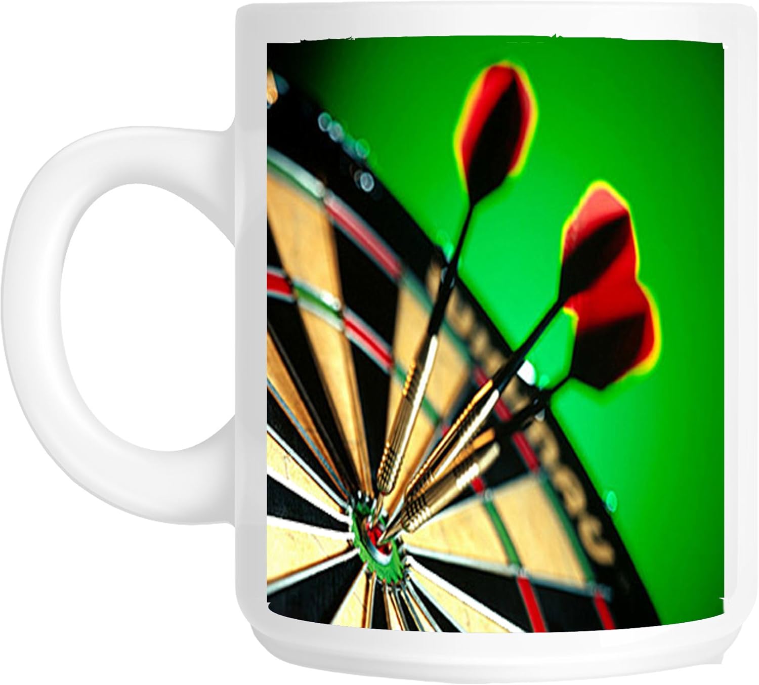 shaniztoons dartboard darts player gift mug Coffee Cups