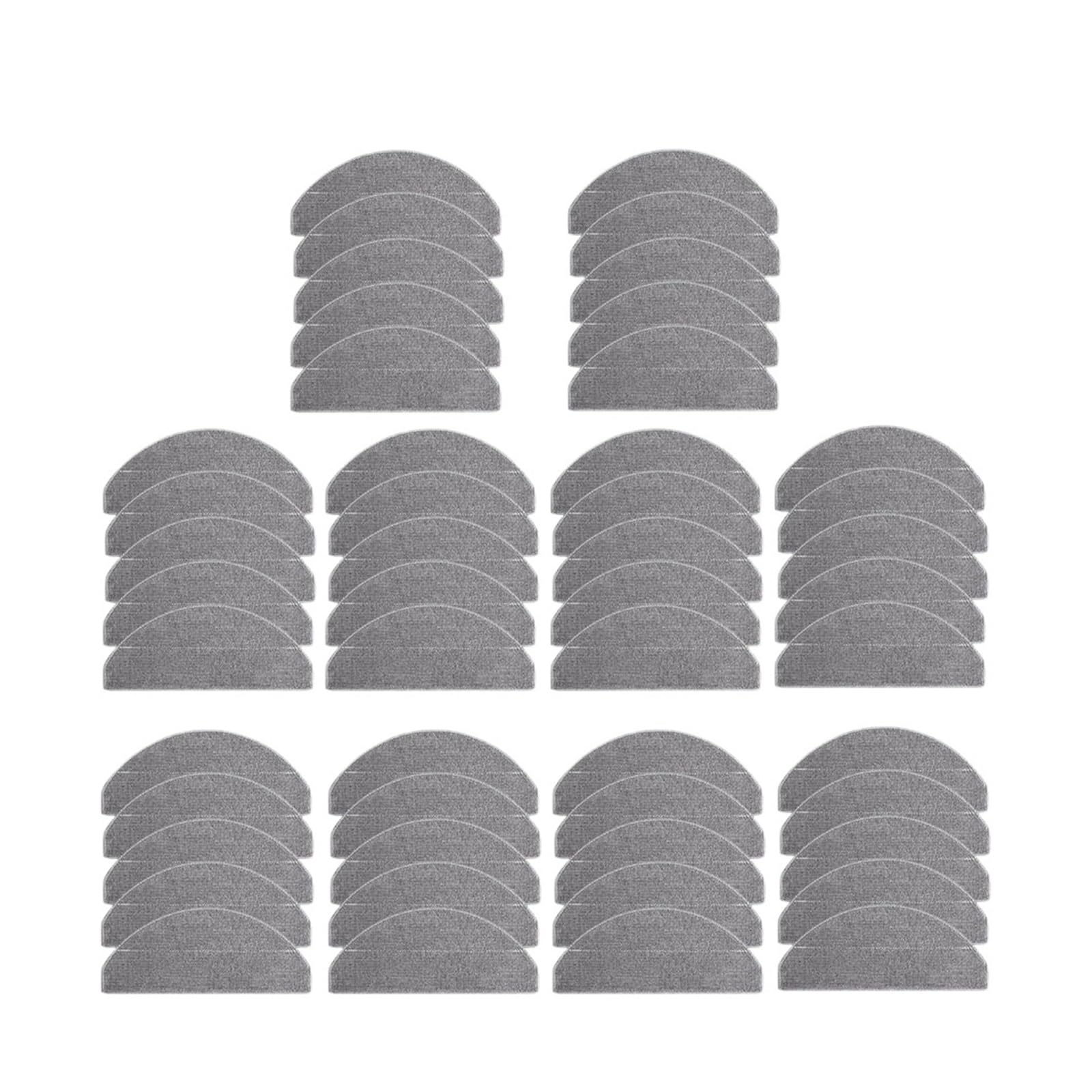 HIZON Mop Cloths，Compatible For Xiaomi，3C Plus 3C Enhanced S20 E10 B112 D106 E10C E12 C103 Robot Vacuum Cleaner Replacement Durable Rags Parts(SET10)