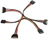 Cable Matters 3-Pack 15 Pin SATA Power Extension Cable - 8 Inches, SATA Power Cable for Hard Drive and SSD