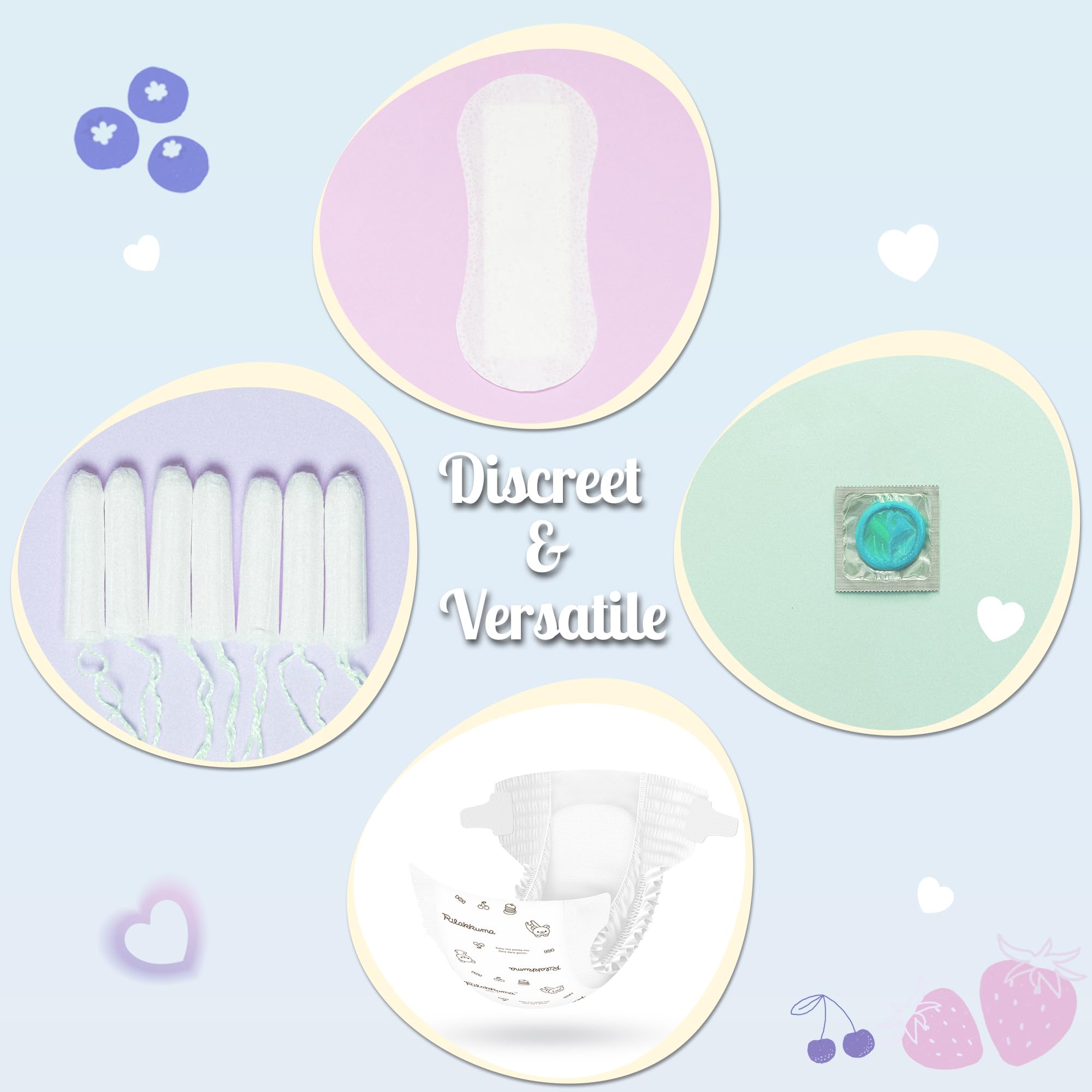 Bolsas de eliminación de servilletas sanitarias con dispensador, bolsas de eliminación de higiene femenina para tampones, bolsa sanitaria de cuidado personal para mujeres, manejo de privacidad 6