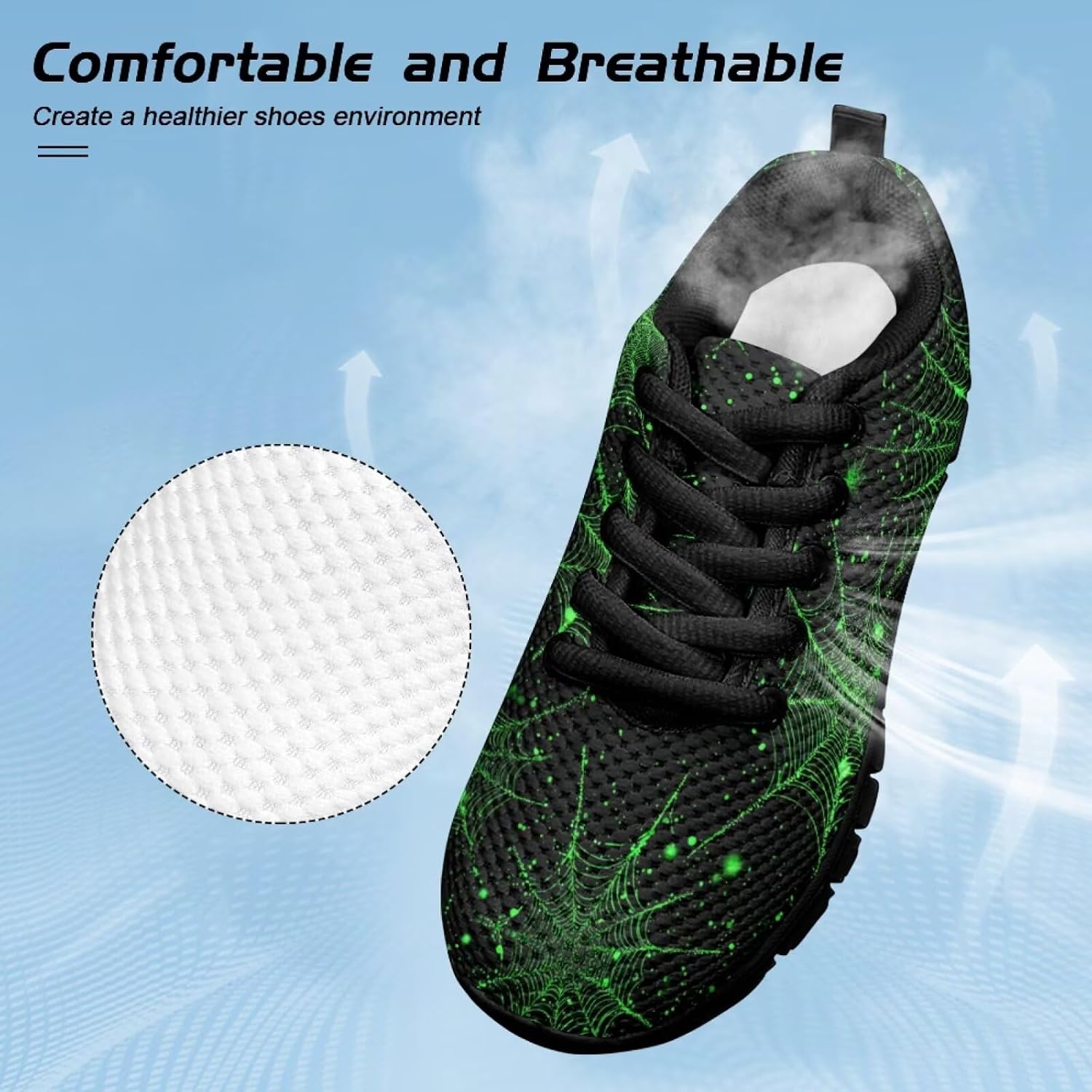 Kids Shoes Boys Girls Spider Athletic Shoes School Sneakers Slip on Running Tennis Sport Trainer for Everyday