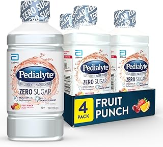 Electrolyte Water with Zero Sugar | Hydration with Key Electrolytes | Great Hydration Low in Calories | Fruit Punch, 1 Liter, Pack of 4