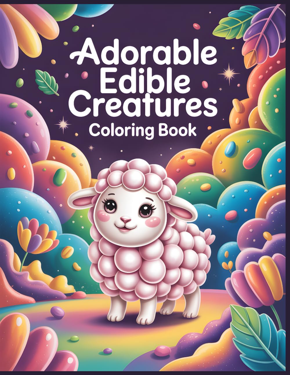 Adorable Edible Creatures Coloring Book: Cute Fantasy Food Characters and Sweet Treat Creatures for Kids, Teens, and Young Adults (Sweet Fantasia Worlds Coloring Collection)