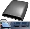 Universal Car Air Flow Decorative Intake Hood Scoop Turbo Bonnet Vent Cover (Carbon Fiber)