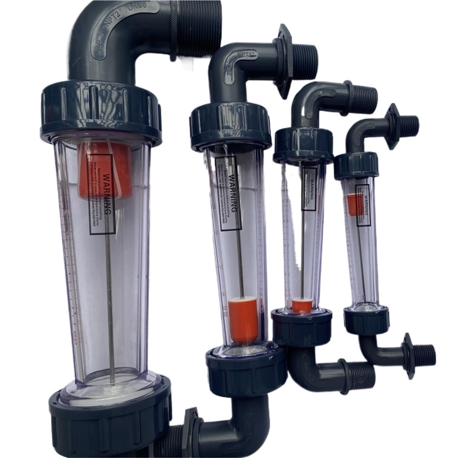 1 unidad de indicador rotámetro de agua con codo, interruptor contador, caudalímetro de líquido LZS-32 DN32 400-4000L/H, 600-6000L/H(0.4-4M3H)