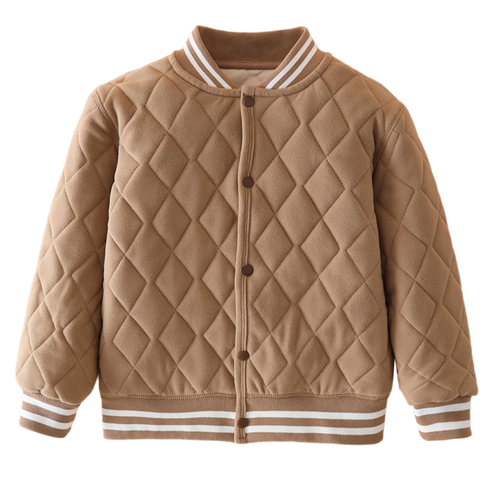 Chaqueta Acolchada para niños, Abrigo Aislante de otoño e Invierno, Ropa de Abrigo cómoda y Elegante para la Escuela y el Juego, con Capucha Desmontable, Cremallera Reflectante.