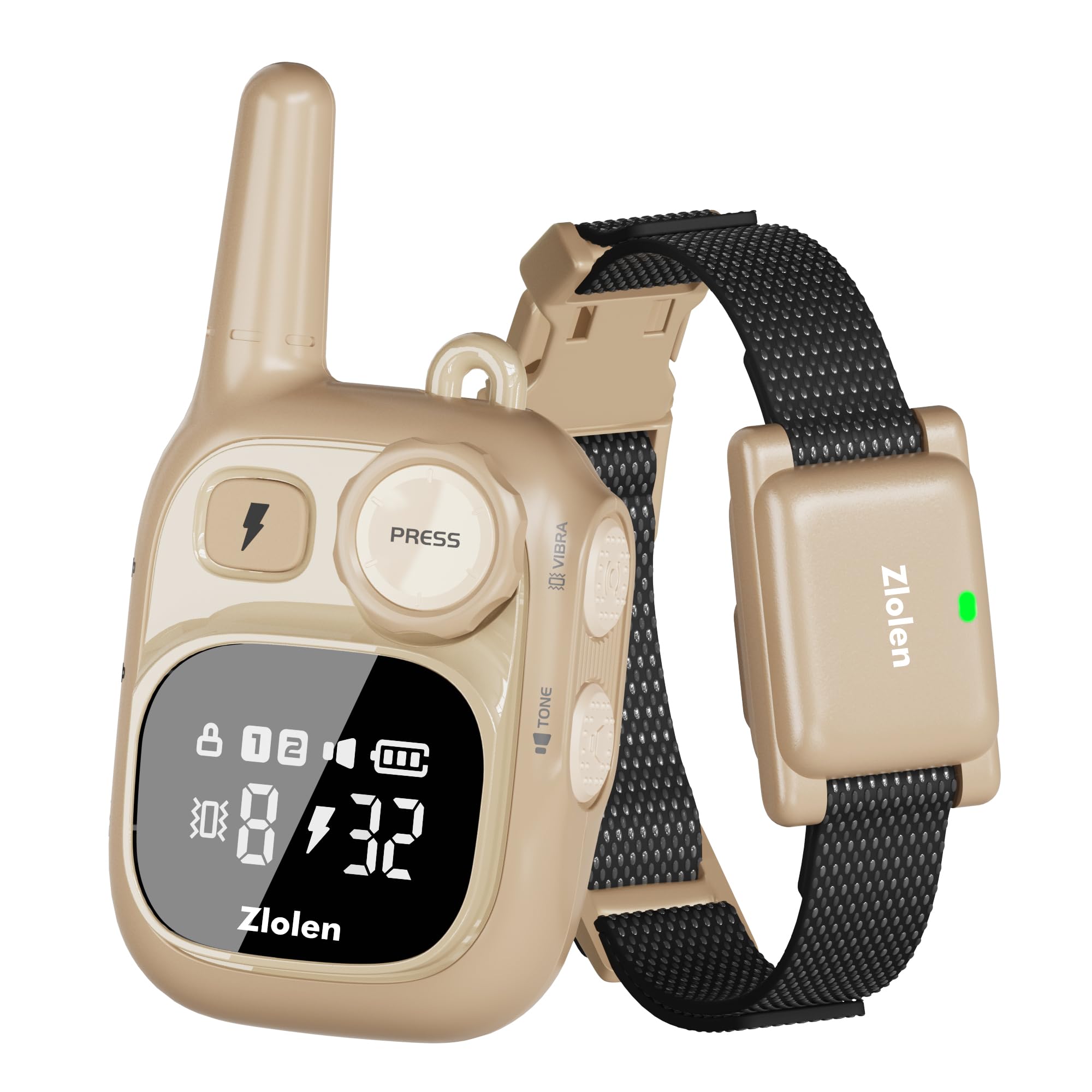 Dog Shock Collar with Remote Control- 4000Ft Training Collar for Small Medium Large Dogs(5-120lbs), Rechargeable E Collar with 3 Adjustable Safe Modes - Electric Bark Collar with Remote