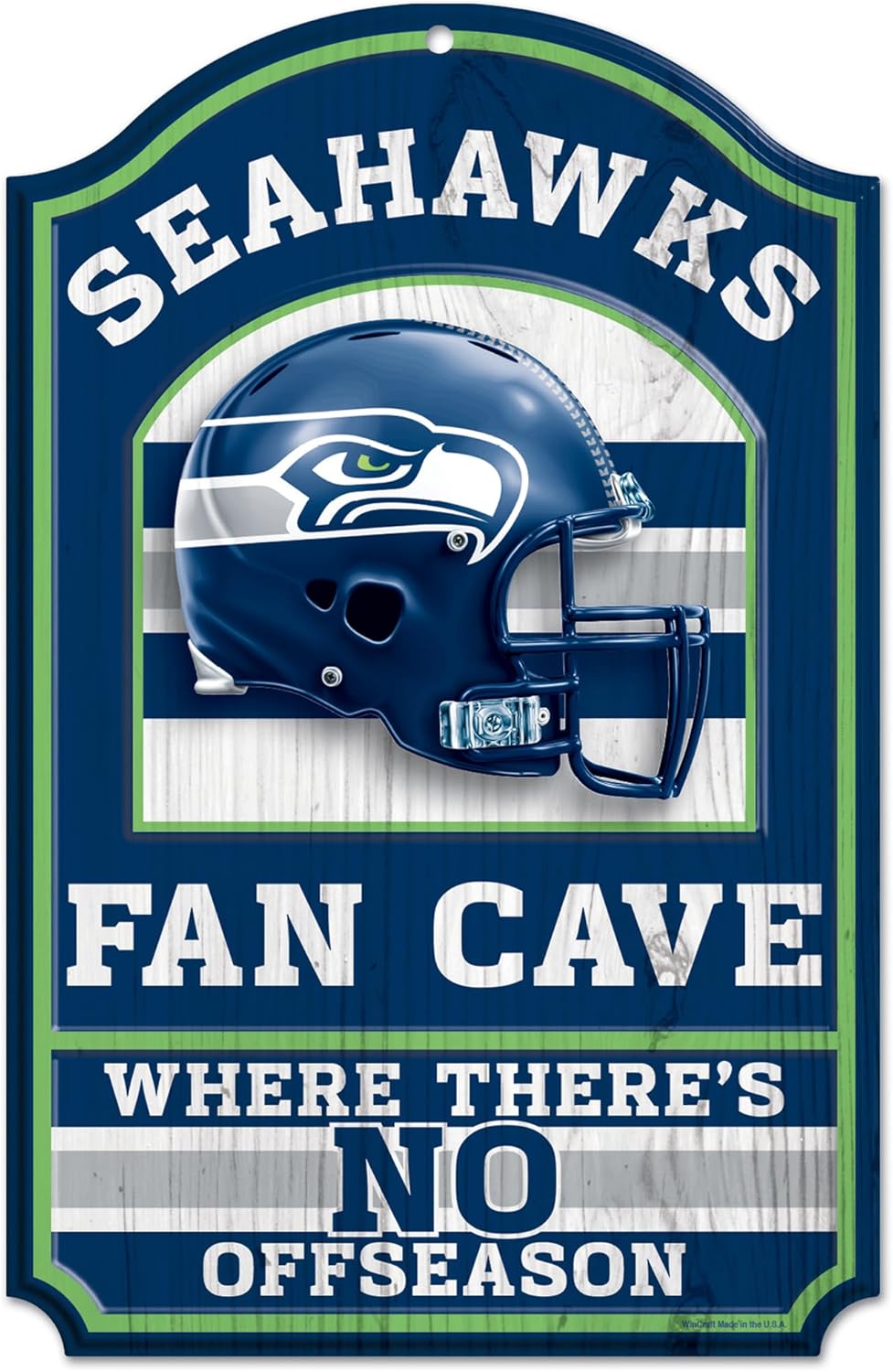 WinCraft NFL unisex-adult Wood Established Design