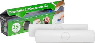E-Z Board 3 Pack Disposable Plastic Cutting Boards, 25 Square Feet, Easy Clean-Up and Convenient Use, Ideal for Camping, Hunting and Boating