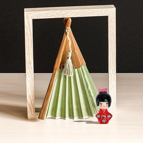 Miniatura 9 de NUOBESTY Kimono japonés tradicional Kokeshi muñeca ornamento madera geisha asiática coleccionable estatua para oficina, hogar, fiesta, decoración de