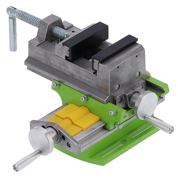 Buy Bench Vise 3" Cross Slide Vise Flat Vise Bench clamp Drill Press