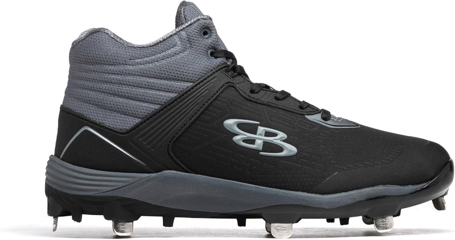 Boombah Viper Pro Men's Metal Mid Cleat - Multiple Color Options - Multiple Sizes
