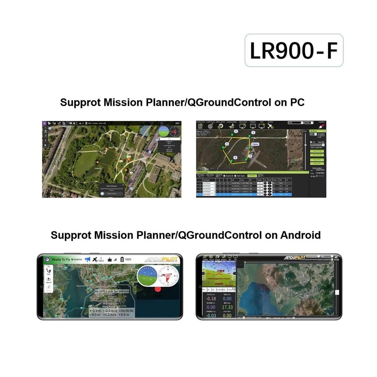 Modulo telemetria LoRa 900MHz, LR900-F per droni