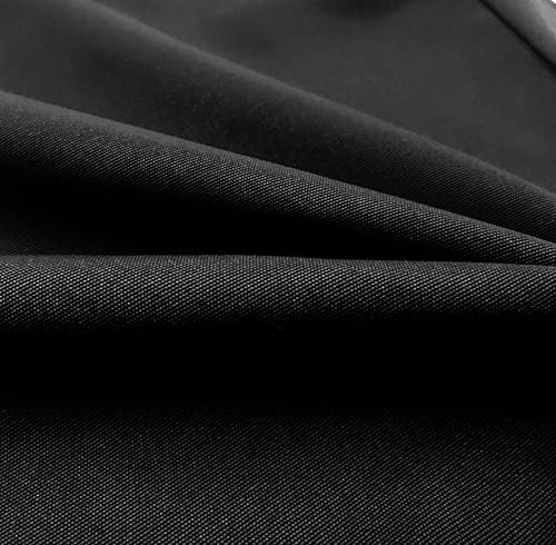 Miniatura 7 de CozyLounge Just Black - Fundas de cojín para silla de patio, repelente al agua, para exteriores, (22 x 14 x 4 pulgadas (4 fundas))