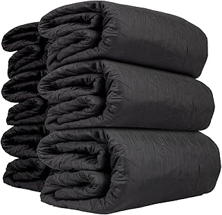 US Cargo Control 80"x72" Large Sound Dampening Blanket with Grommets, Machine Washable, 9 Pounds Each, 6-Pack