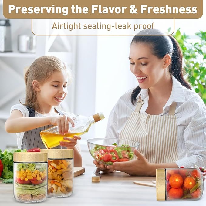 Our versatile yogurt containers with lids cater to a myriad of needs beyond just yogurt storage. Expertly crafted from durable glass, these containers double as glass soup containers and are perfect for creating delicious overnight oats or chia pudding. The ideal size and airtight seal make them a superb choice for meal prep, offering a practical and sustainable alternative to plastic. Whether you're using them as small or wide mouth mason jars, they provide effortless convenience and style for spice storage or crafting your favorite overnight oats.