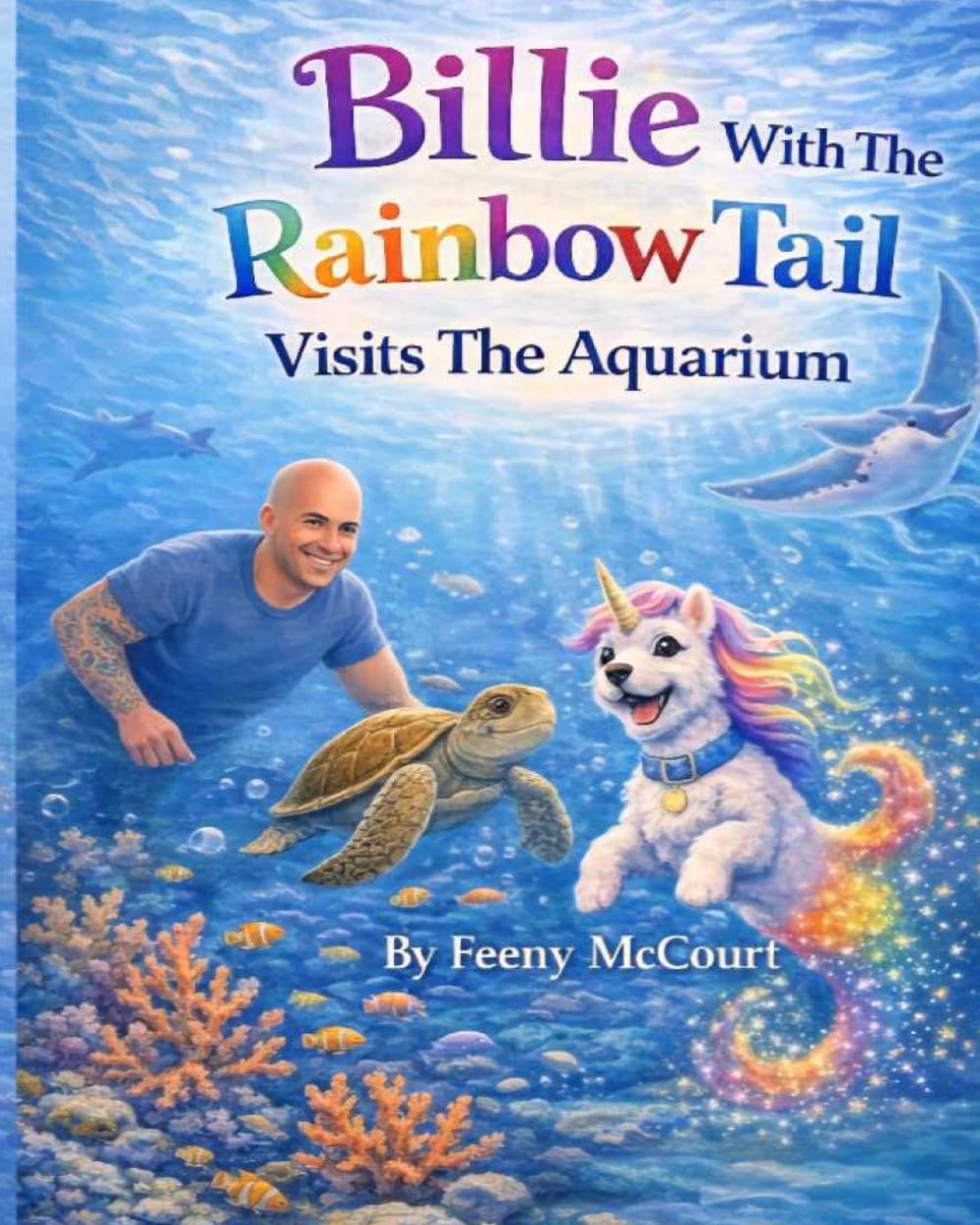 Billie With The Rainbow Tail Visits the Aquarium