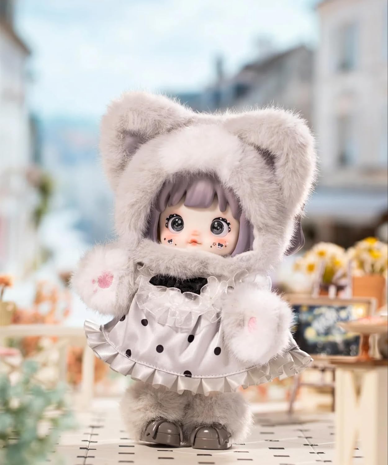 CALEMBOU Anime Blind Box, Nommi Forest Kingdom Series Blind Box Dress Up Doll with Plush Clothes, Cute Joint Movable Doll Collectible PVC Figure for Birthday Christmas