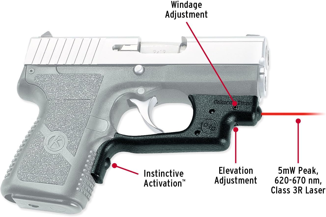 Crimson Trace LG-437 Laserguard Red Laser Sight for Kahr Arms 9mm and .40 S&W Pistols