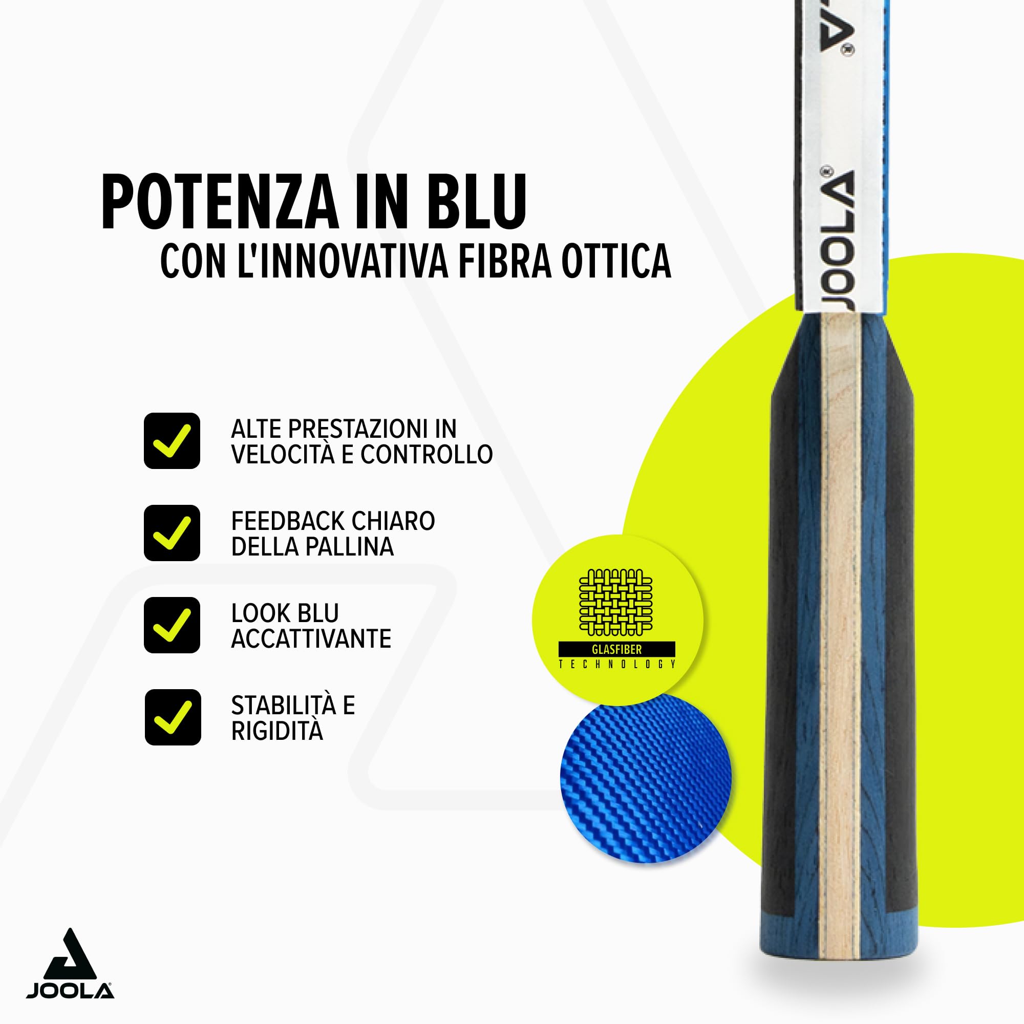 JOOLA White Infinity – Racchetta da Ping Pong Professionale con Confezione Magnetica - 2