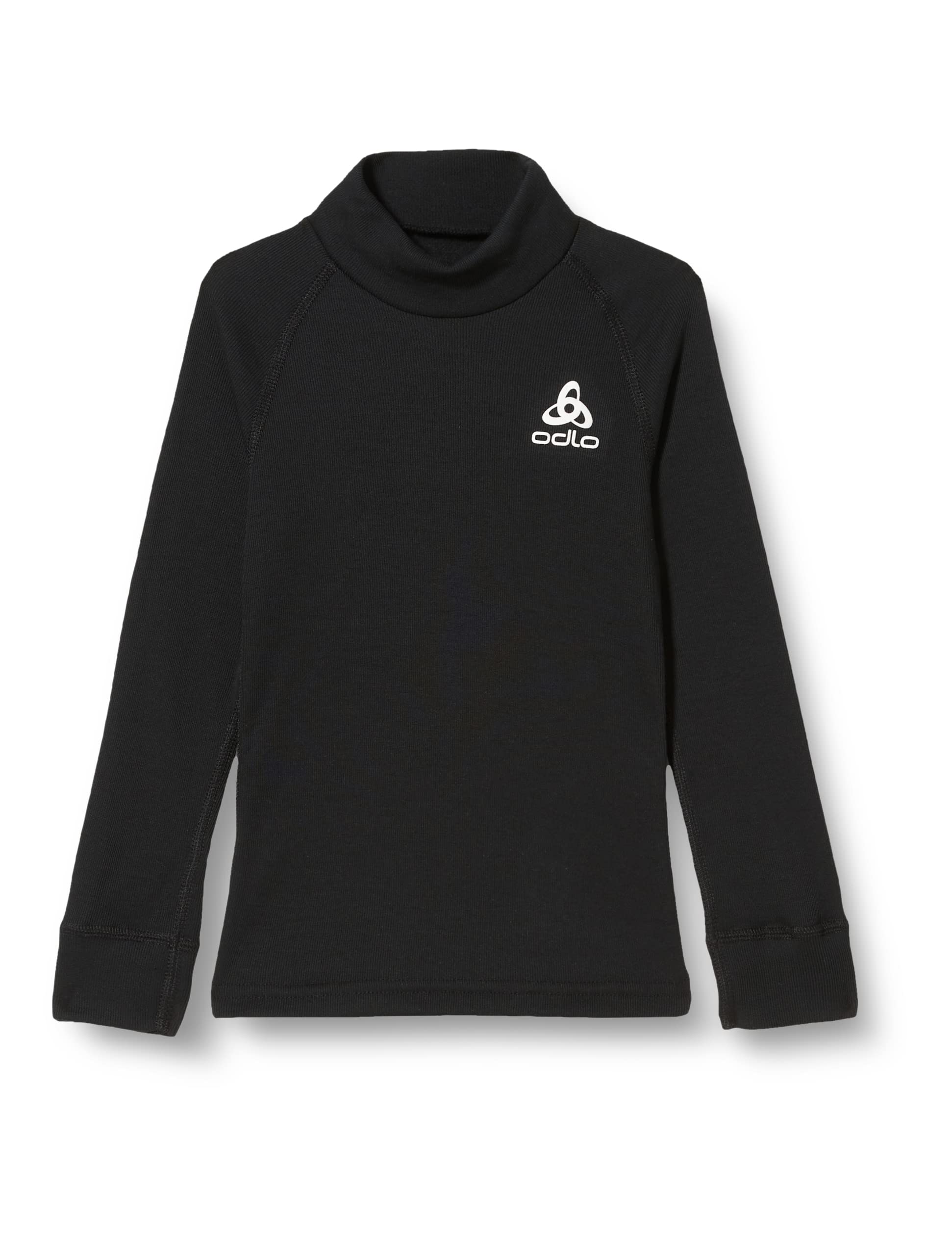 Odlo Unisex Kinder Active Warm Kids Funktionsunterwäsche Langarm Shirt mit Stehkragen (1er Pack)