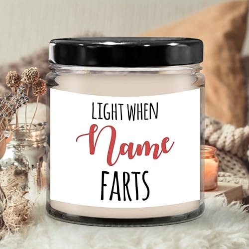 Miniatura 5 de Vela personalizada con cita divertida con nombre para mejor amigo, vela perfumada de vainilla personalizada con nombre para hermano, vela