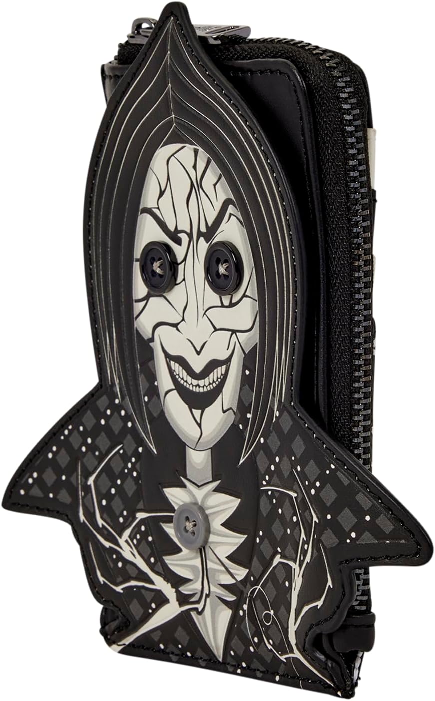 Loungefly Coraline: Other Mother - Spider Form - Cosplay Card Holder - 4 Card Slots and Zippered Compartment - Collectible Wallets