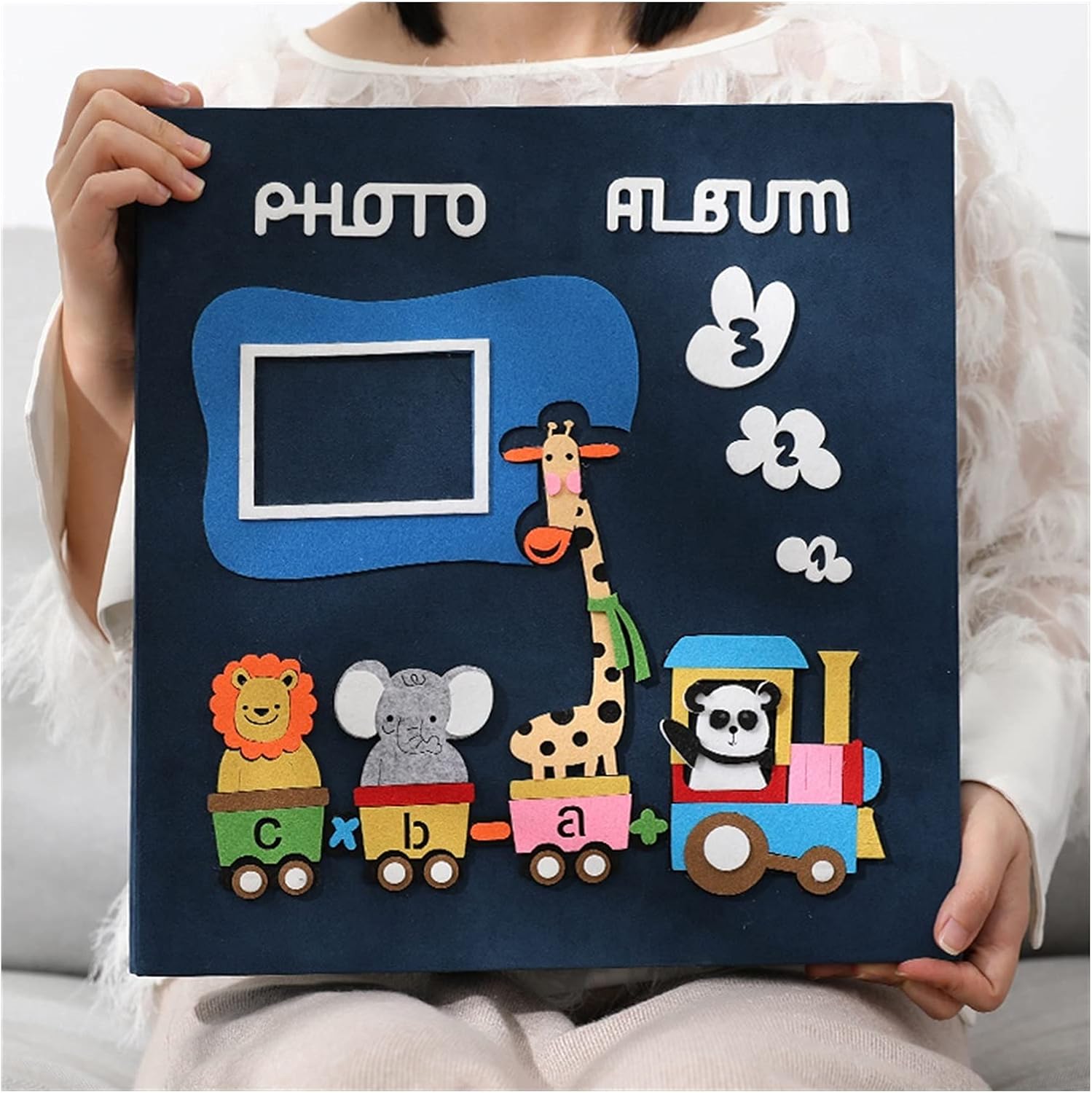 Photo Album Insert DIY Photo Album Large Capacity Leather Cover Wedding Family Photo Albums Family Baby Growth Record Book Large Capacity Cover Photo Album (Color : Brass) (1)