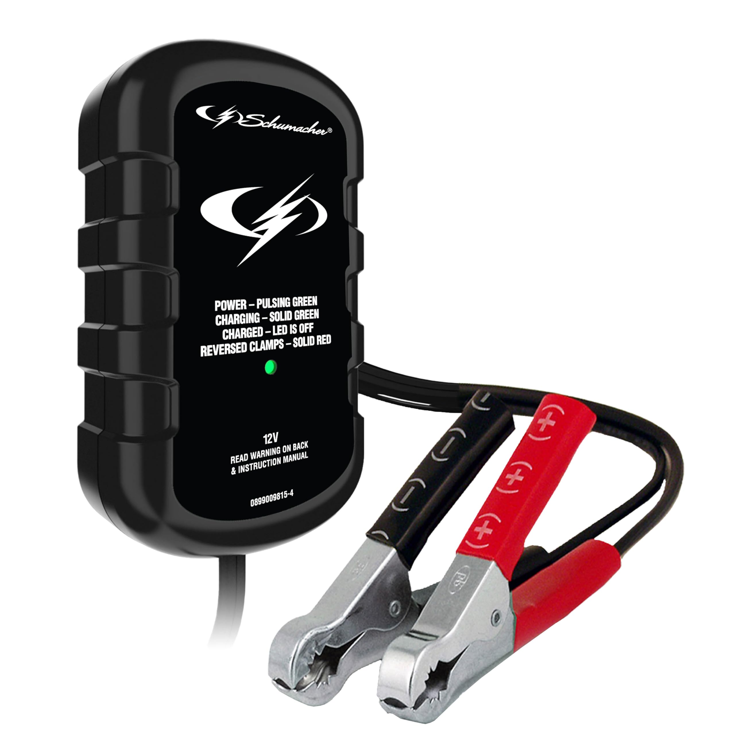 SC1278 Automatic Car Battery Maintainer - 12V Battery Charger for Power Sport, Car and Boat Batteries - 0.75 Amp for Standard, AGM + Gel Batteries