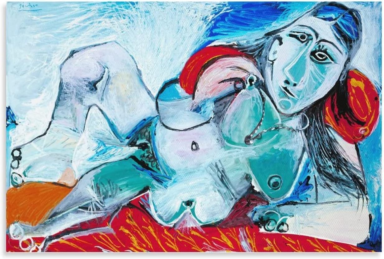 Amazon.co.jp: パブロ・ピカソ《首飾りをした裸婦》 アート