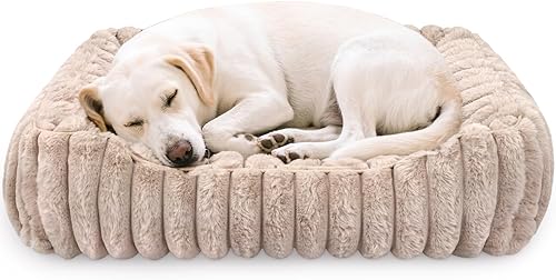 Miniatura 7 de Cama rectangular para perros, cama lavable para mascotas, tapete ultrasuave para dormir para cachorros pequeños y gatos con parte inferior