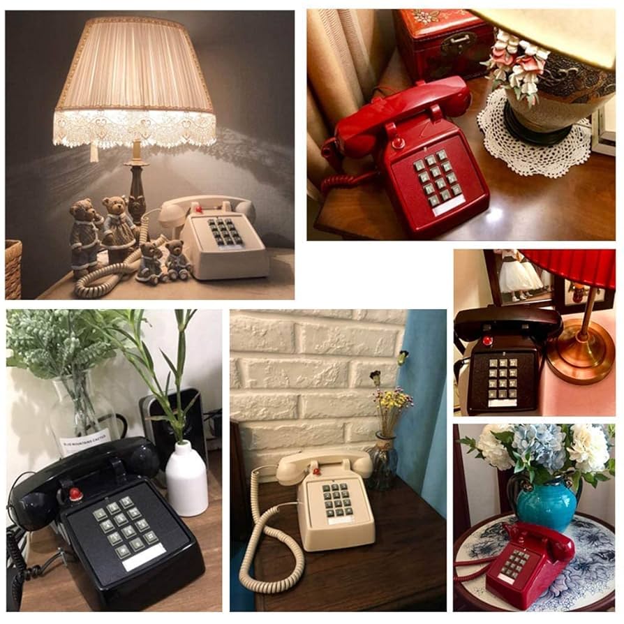 Amazon.co.jp: アンティーク電話、古いプッシュボタン