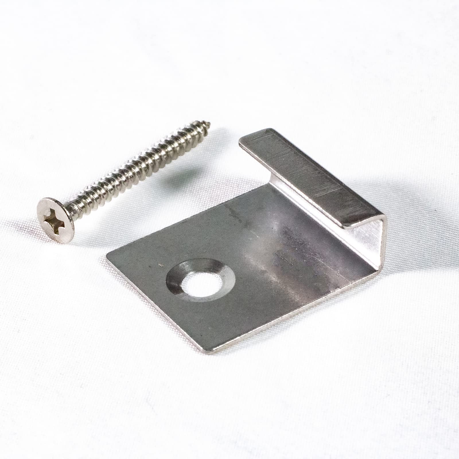 EasyComposite™ Composite Decking Starter Clips Hidden Fasteners Stainless Steel Fixings with Screws (100)