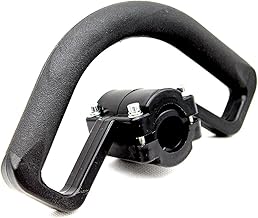 Universal Grass Mower Loop Handle with Handle Metal Lightweight Gardening Lawn Mower Tool Black