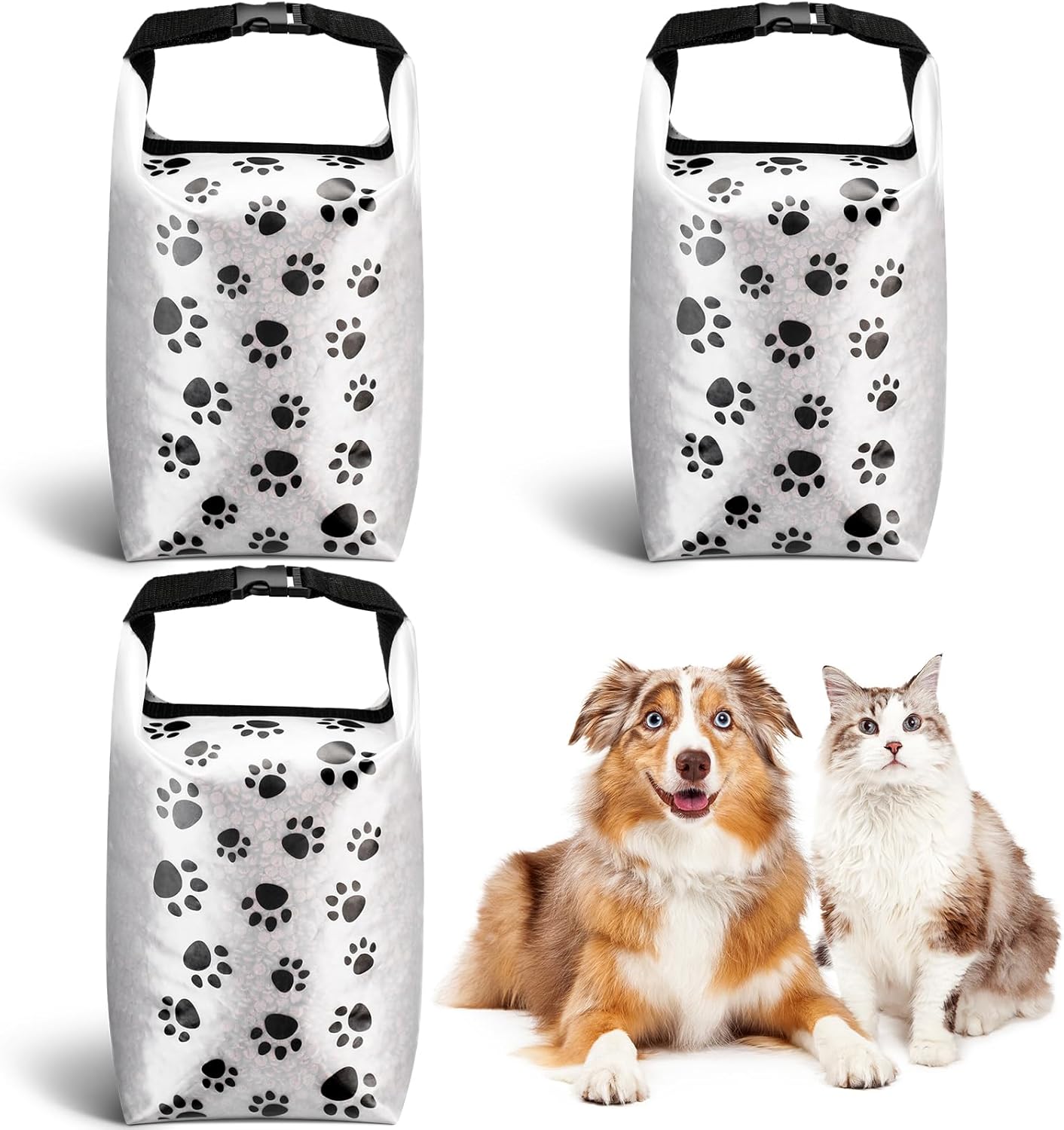 Pet Supplies Aliceset 3 Pcs Dog Food Travel Bag Dog Food Storage