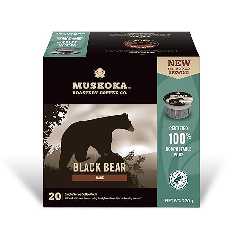 Miniatura 5 de Muskoka - Café tostado, oso negro, tostado oscuro, 20 cápsulas individuales