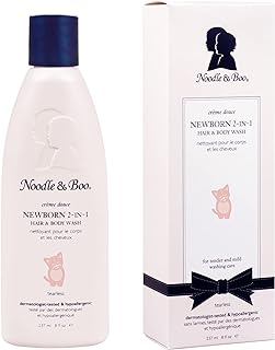 Noodle & Boo Newborn 2-in-1 Baby Shampoo and Body Wash, Tear-Free, Hypoallergenic, Baby Bath Essentials, Moisturizing, pH-Balanced, Vitamin-Enriched, Pediatrician-Tested