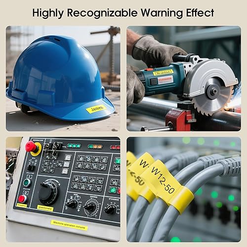 Vista 59 de BOYEEZON Paquete de 5 cintas de color laminadas de 0.019 in, compatibles con Brother P Touch TZe-131, 132, 133, 232, 233, 0.47