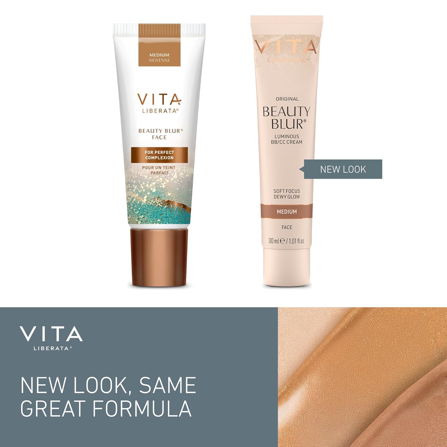 Vita Liberata Beauty Blur Face - Medium, BB Cream, Hydrating Skin Finish, Radiant Glow & Flawless Complexion, 1.01 fl oz - Image 5