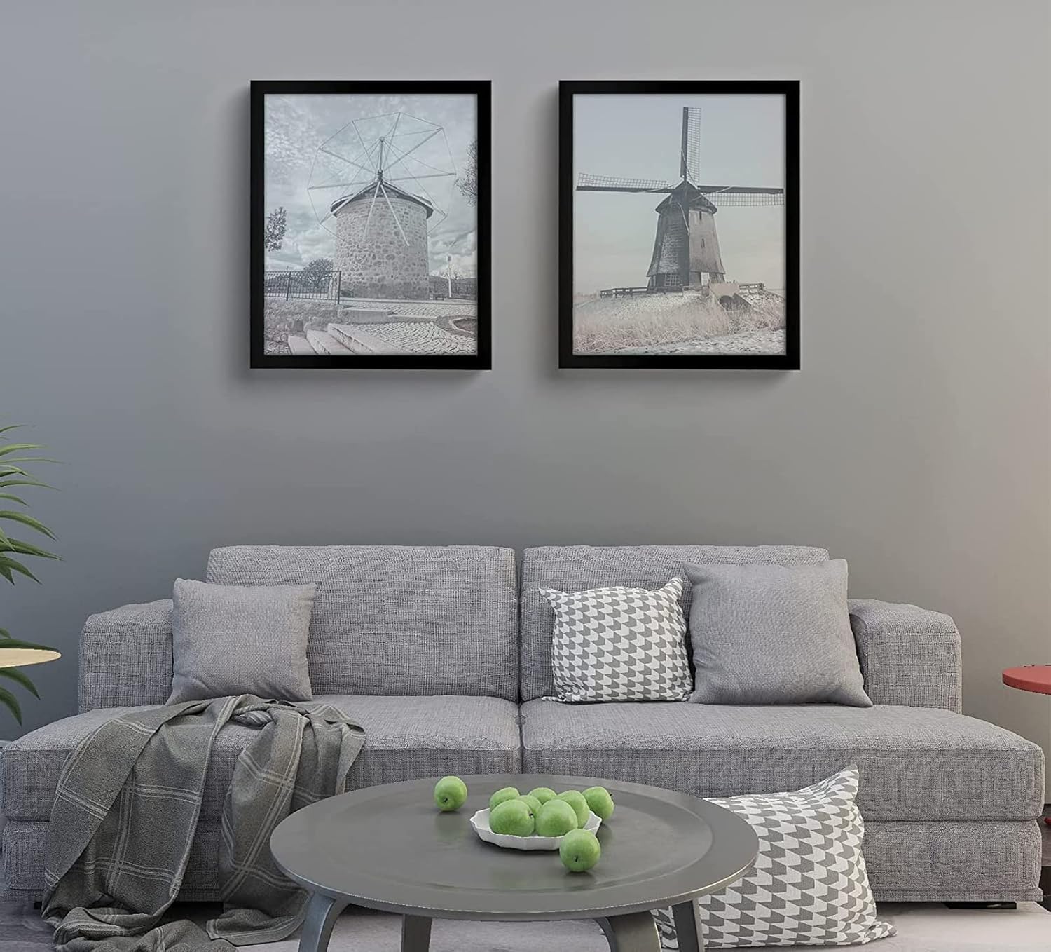 Golden State Art, 20x24 Wooden Picture Frame with Tempered Glass - Wall Mounting (Black), Set of 4 20x24 (4 Pack) Black