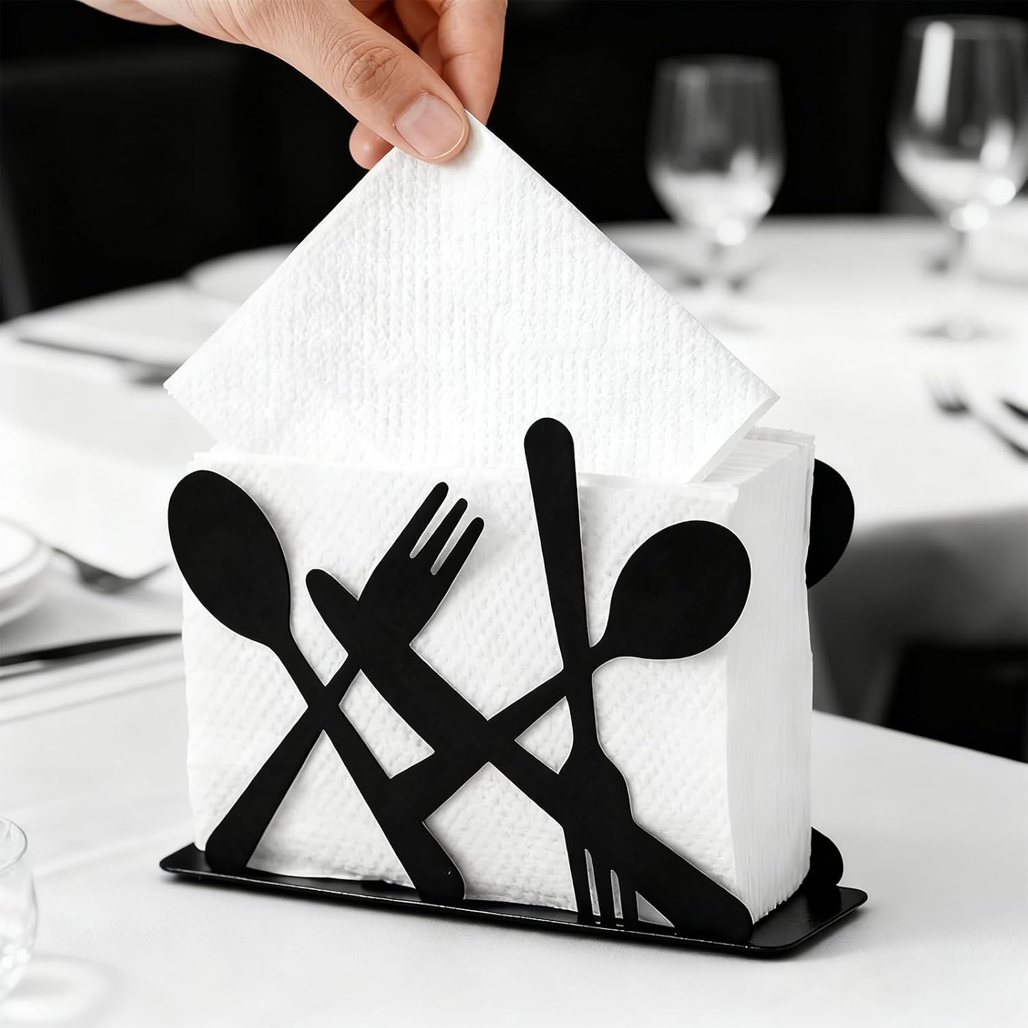 Napkin Holder for Table,Cocktail Napkin Holder Dispenser Kitchen Bar Decor