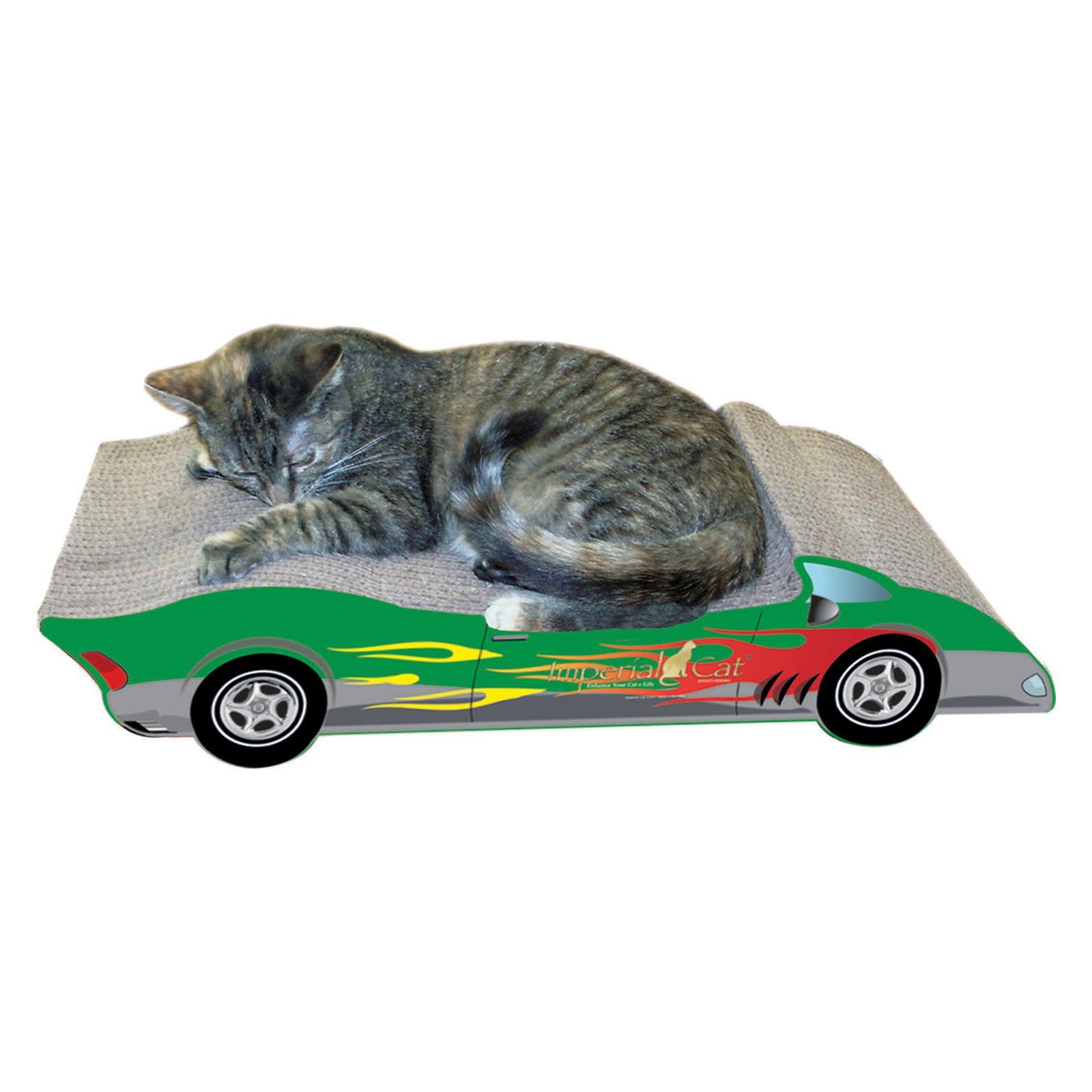 Imperial Cat Racer Scratch 'n Shape, Black
