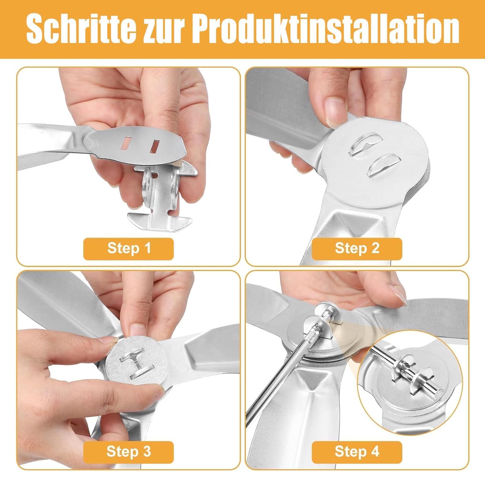 Kit di pulizia One-Touch 22-1/2 pollici per Weber, pezzi di ricambio per griglia sferico Weber da 57 cm, resistente al calore e design robusto, compatibile con Weber 7444, per