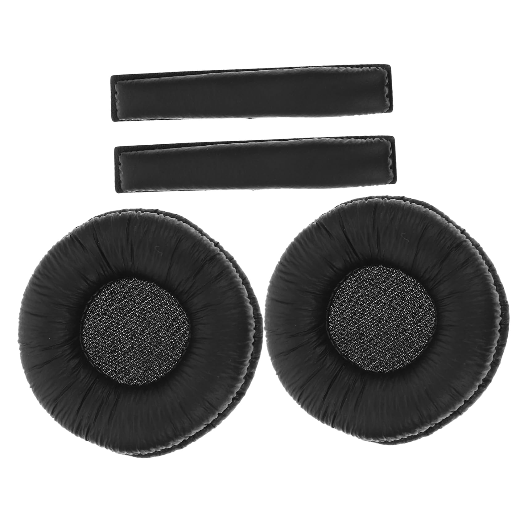 DOITOOL 5 Juegos Auriculares de algodón Esterilla Alfombrilla Pad Auriculares Orejeras Paneles de Pared de Madera Almohadillas Auriculares Cubierta de Esponja Fundas de Esponja Monitor Haz
