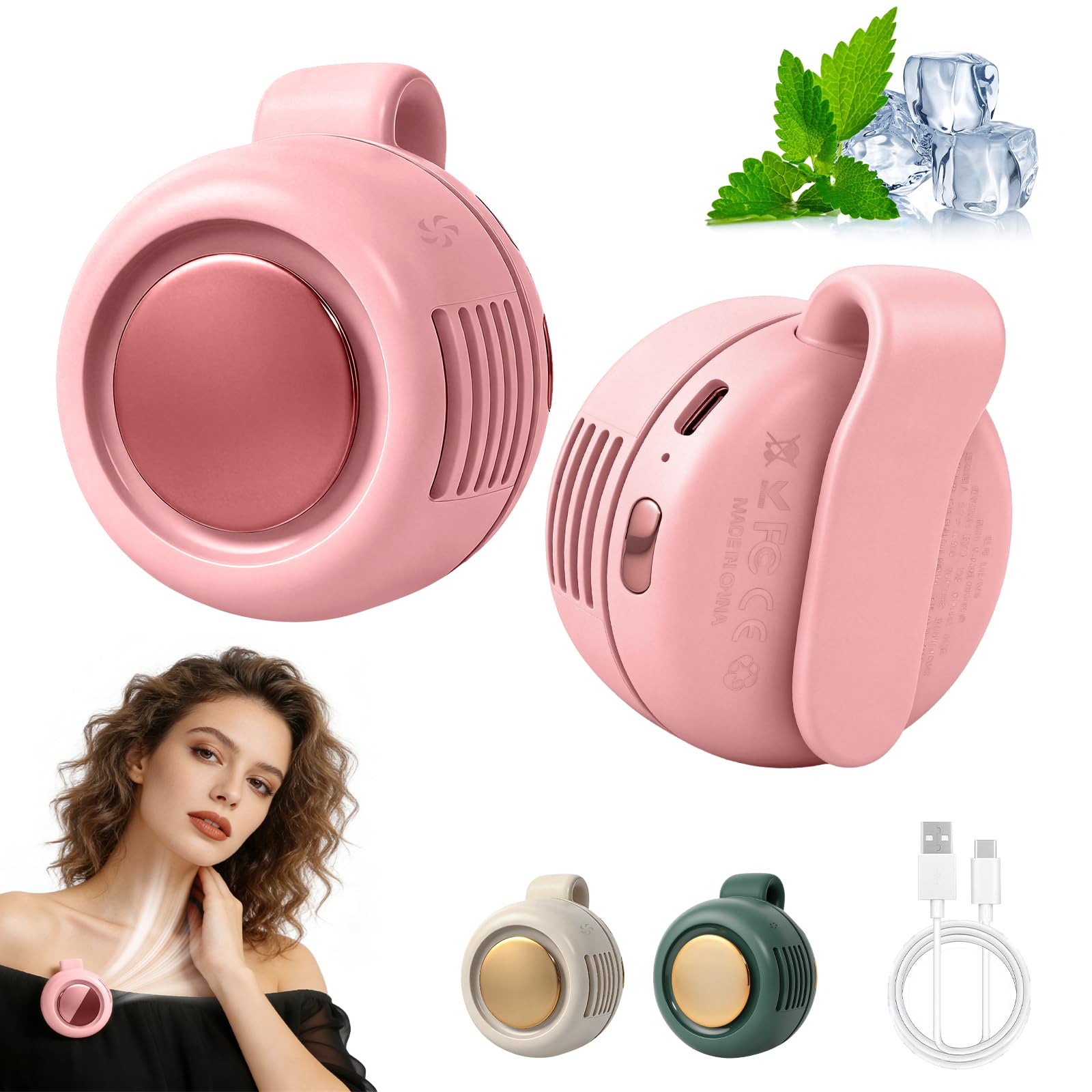 Petits éventails pour clips de taille contre la chaleur sous la chemise en voyage