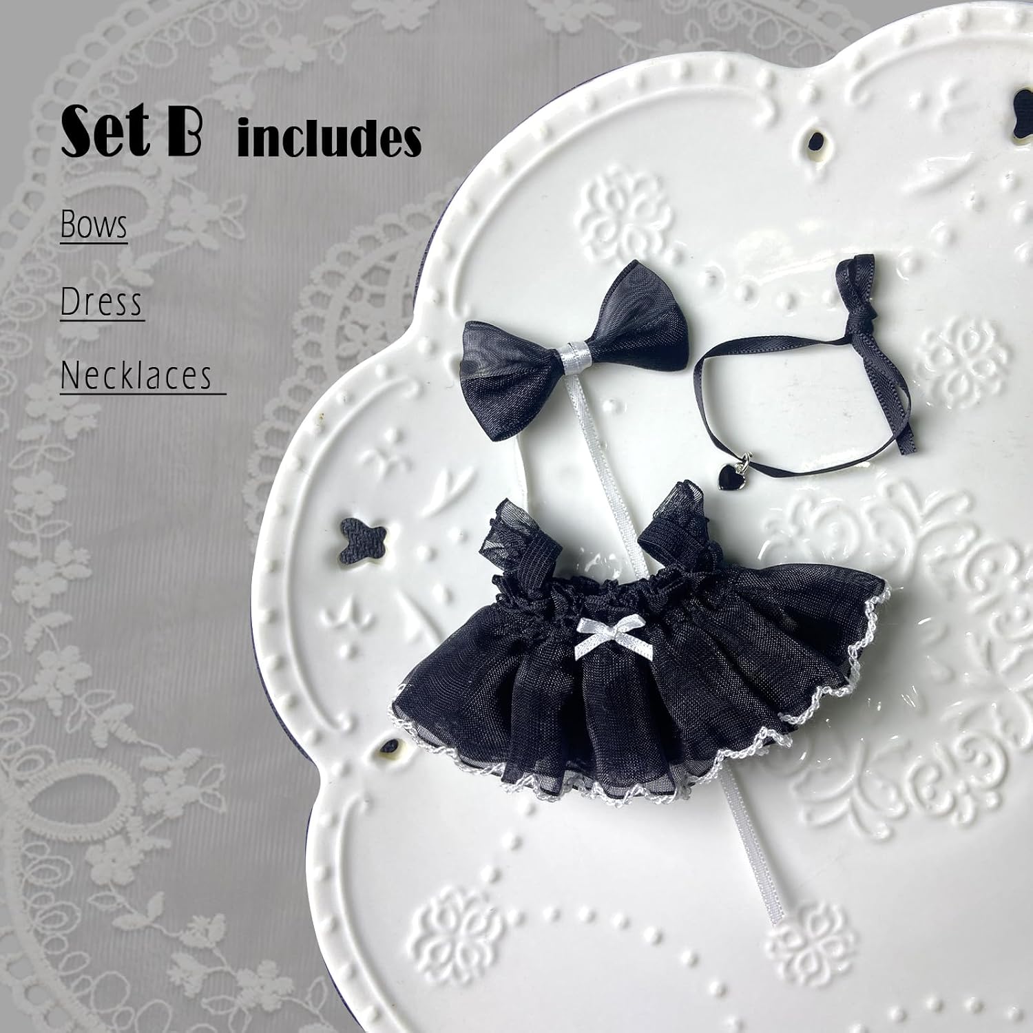2 Set Clothes for 3.9 inch / 10cm Dolls (Without Dolls) - Suitable for 4.0.Sets and Accessories, Suitable for Collectors and As Gifts. (Style 3)