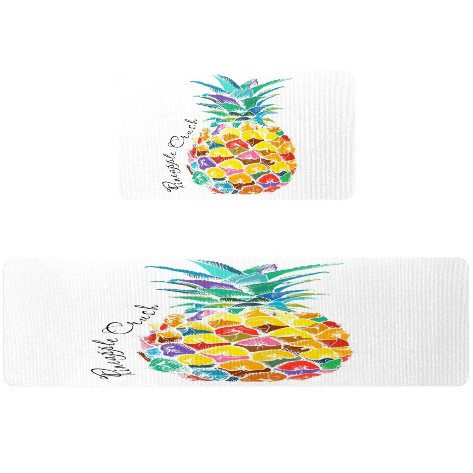Tapetes de cocina para cuarto de lavado y pasillo alfombras de piña VAPOKF