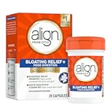 Align Probiotic Bloating Relief + Food Digestion, Probiotics for Women and Men, #1 Doctor Recommended Brand‡, Promotes Digestive Health and Helps Support the Metabolism of Food*, 28 Capsules